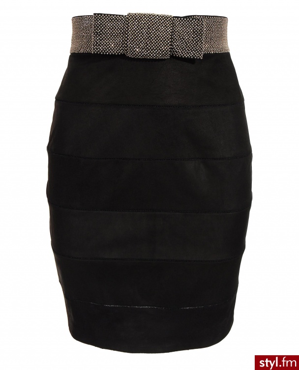 skórzana spódnica Balmain 4.150$ - Pozostałe Ciuchy Moda
