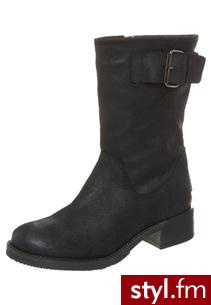 zign Botki czarny (5151) - Botki Buty Moda