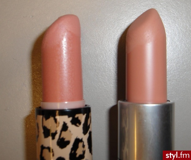 MAC Brave New Bronze Lipstick. Left - Right: Brave New Bronze, Yash
  MAC Brave New Bronze Lipstick - Makijaże