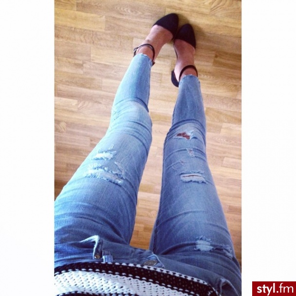 Jeansy Spodnie Moda