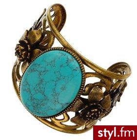 Bransy Topshop Turkus - Pozostałe Dodatki Moda
