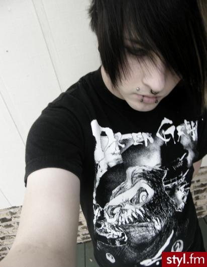 EMO Alternatywne Średnie Fryzury