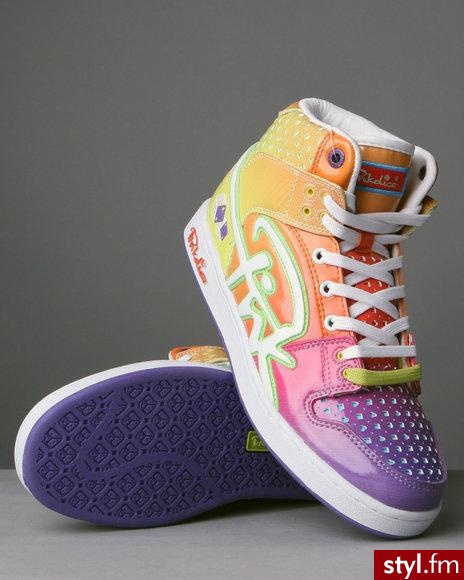 Pink Dice Patent Fade Mid - Pozostałe Buty Moda