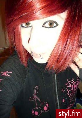 scene hairstyle - EMO Alternatywne Średnie Fryzury