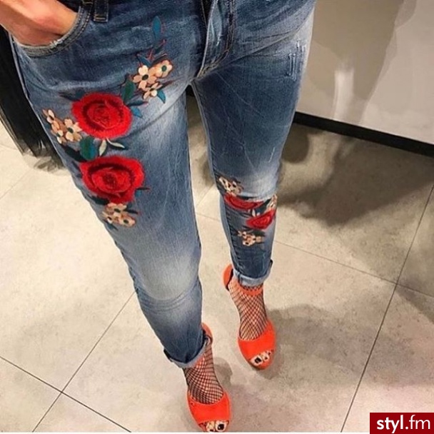 Jeansy Spodnie Moda