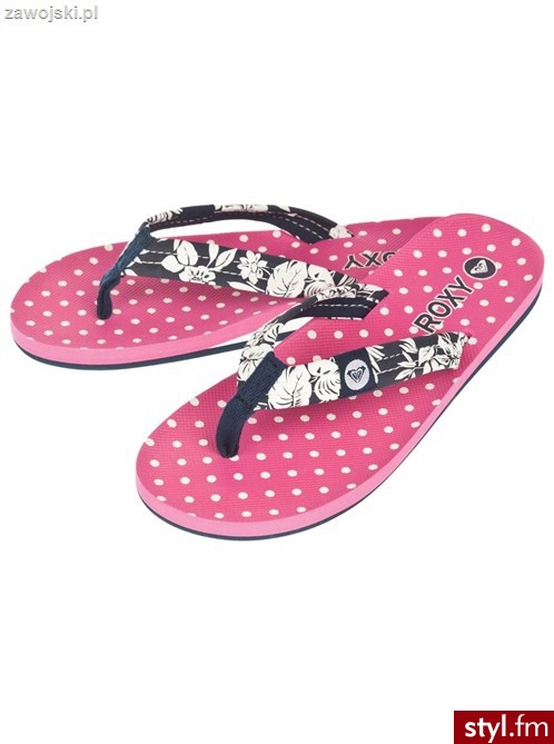 ROXY Japonki Klapnki TALLIA Brd Miasto Plaża - Klapki Buty Moda