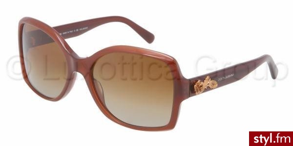 DOLCE&GABBANA okulary przeciwsłoneczne SICILIAN BAROQUE 4168 2682T5 POLARYzACJA - Okulary Dodatki Moda
