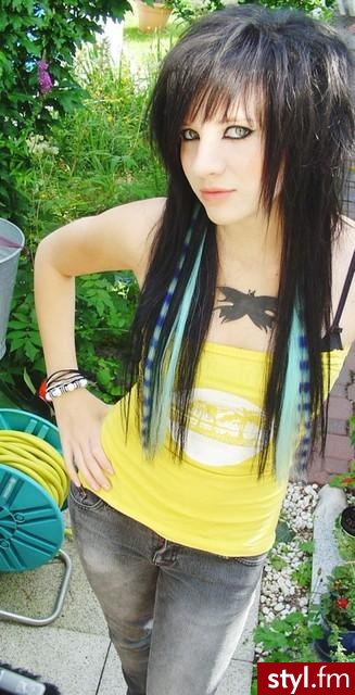 TO NIE JEST MÓJ FRYZ, WIĘC NIE MAM WIĘCEJ FOTEK! - EMO Alternatywne Średnie Fryzury