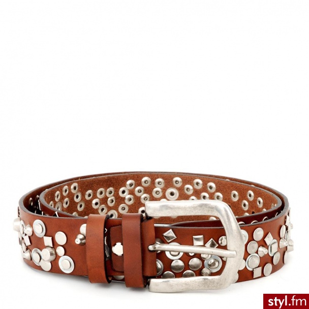Venezia PASEK 735540 CUOIO - Paski Dodatki Moda