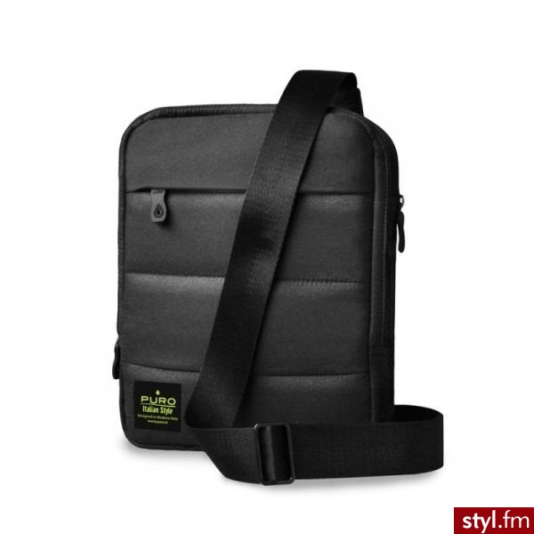 PURO Tablet Messenger Bag 2 Torba iPad-10.1 (TABBAG2BLK) - Portfele i etui Dodatki Moda