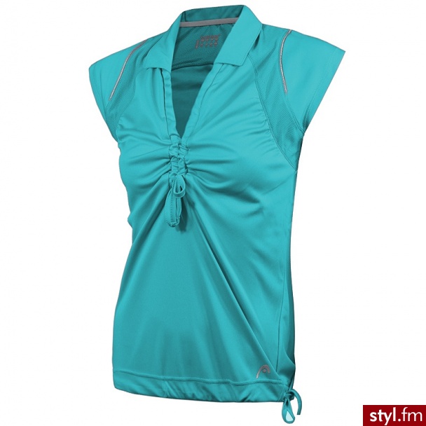 Head koszulka POLOSHIRT SLEEVELESS TUHD-033 Odcienie niebieskiego - Bluzki Ciuchy Moda