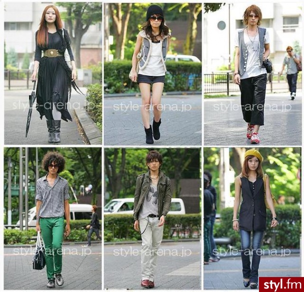 Z ulic miasta Shibuya - Moda uliczna Inne Moda