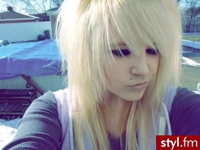 EMO Alternatywne Średnie Fryzury