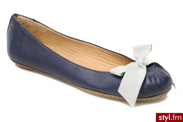 Maloles Balerinki G2 Toile W by (Niebieski) - Balerinki Buty Moda