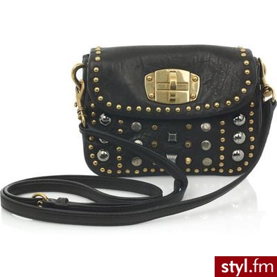 Small studded leather shoulder bag - Miu Miu - Polyvore. Pobrano ze strony: http://www.polyvore.com/small_studded_leather_shoulder_bag/thing?id=13245387 - Pozostałe Torebki Moda