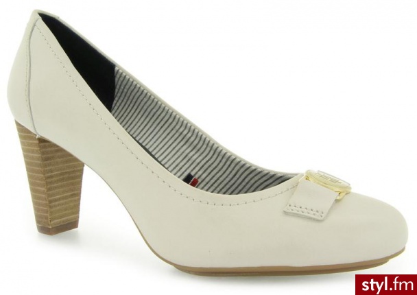 Tommy Hilfiger CINDY 2 WHISPER WHITE - Czółenka Buty Moda