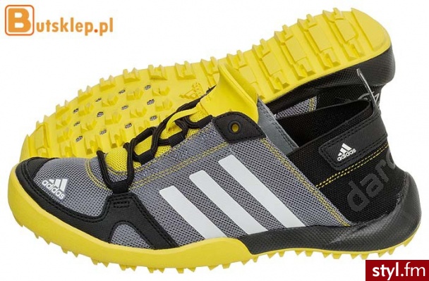 ADIDAS BUTY DAROGA TWO 13 (Q21030) Odcienie szarości i srebra Sportowe - Sportowe Buty Moda