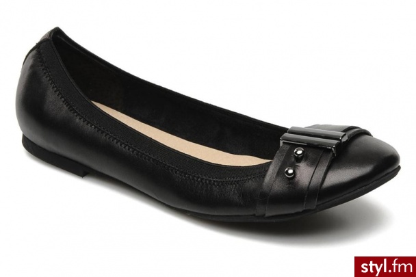 JB MARTIN Balerinki Baguera (Czarny) - Balerinki Buty Moda