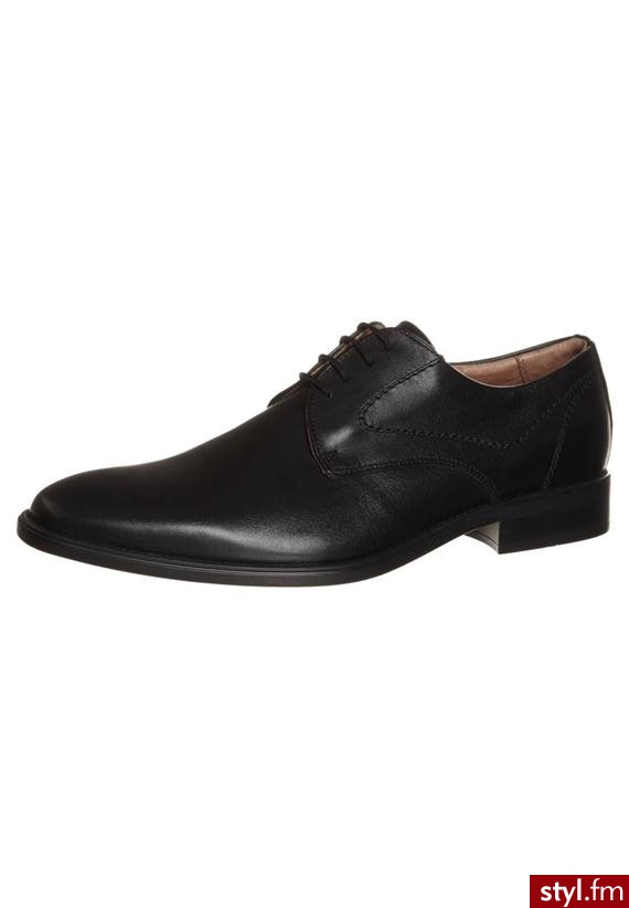 Pier One Oksfordki czarny - Pozostałe Buty Moda