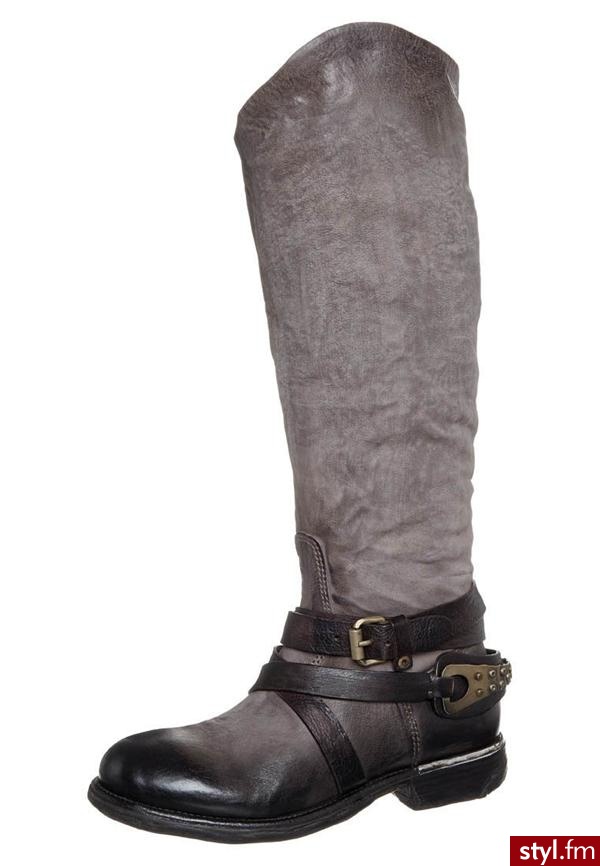 AirStep Kowbojki i Buty motocyklowe szary 723304-8510 - Pozostałe Buty Moda
