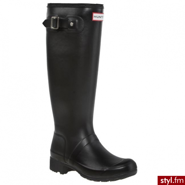 Hunter Kalosze Original Tour W25065 Black Czarny (Black) - Kalosze Buty Moda