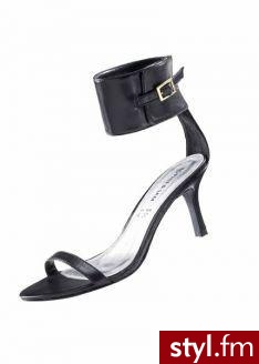 Bardzo sexy fason, regulowana sprzączka zapinana na kostce, wys. obcasa ok. 8 cm. Materiał wierzchni: skóra ekologiczna; podeszwa syntetyczna. - Pozostałe Buty Moda