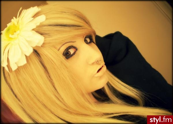 EMO Alternatywne Średnie Fryzury