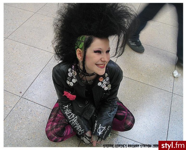 Punk Rock Alternatywne Średnie Fryzury