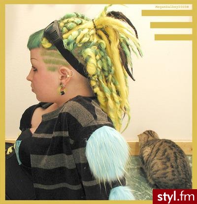 Dredy Alternatywne Średnie Fryzury