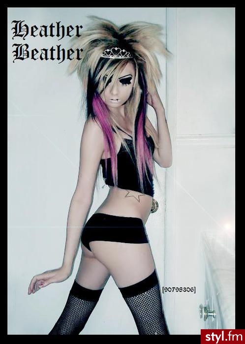 EMO Alternatywne Średnie Fryzury
