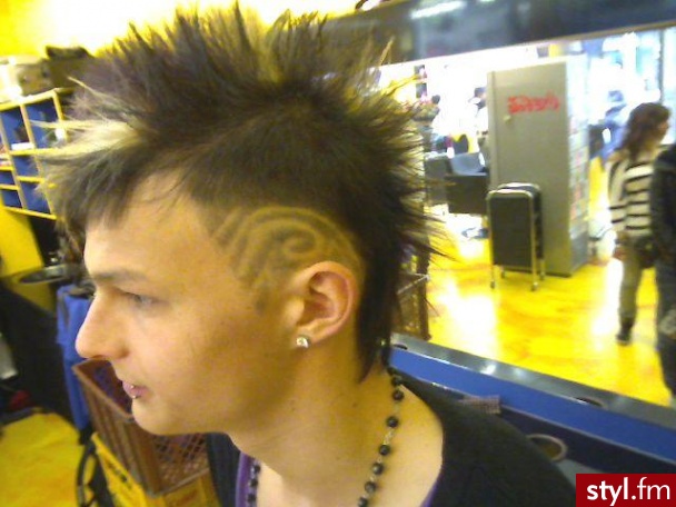 Punk Rock Alternatywne Średnie Fryzury