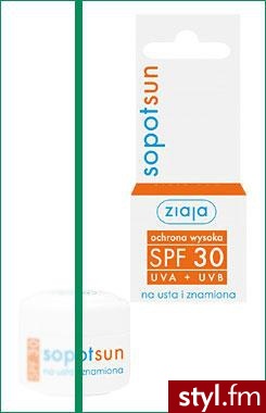 Ziaja Sopot Sun SPF30 krem - 15 ml - Emu Buty Moda