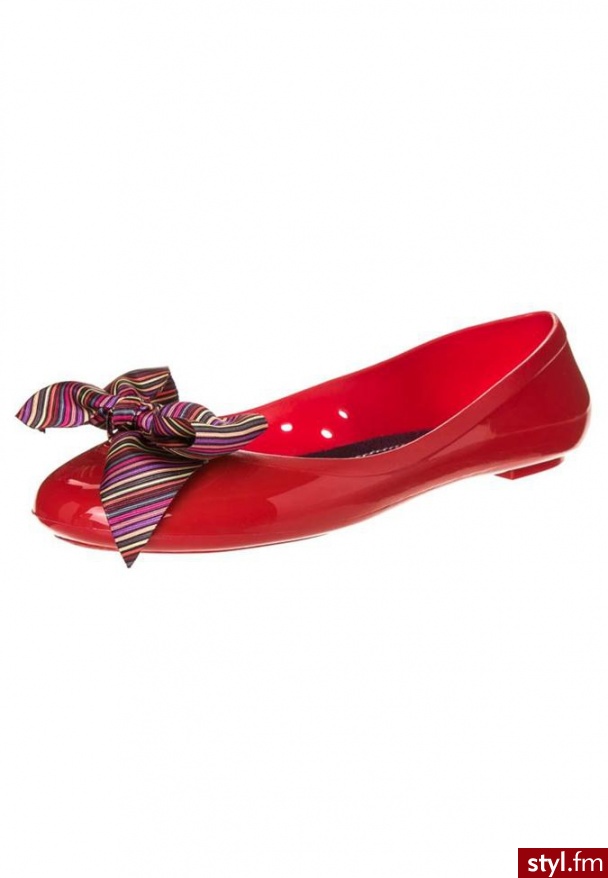 Colors of California Baleriny czerwony - Balerinki Buty Moda
