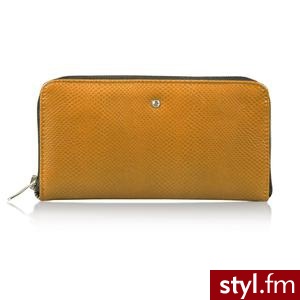 WOJEWODZIC PORTFEL SKÓRZANY DAMSKI ŻÓŁTY (WPD61/PC19) - Portfele i etui Dodatki Moda