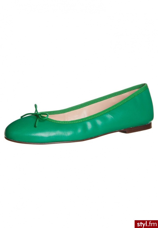 Fun&Basics Baleriny zielony (0901232103) - Balerinki Buty Moda