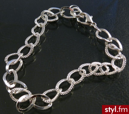Baza Charms Posrebrzana 22cm - Wisiorki Biżuteria Moda
