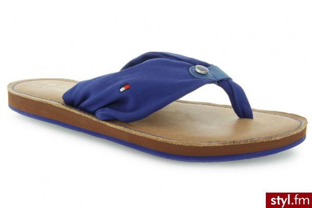Tommy Hilfiger MONICA 6C MAzARINE BLUE - Klapki Buty Moda