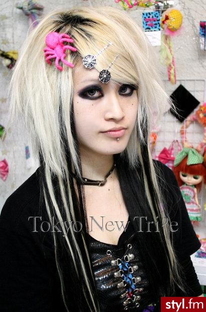 EMO Alternatywne Średnie Fryzury