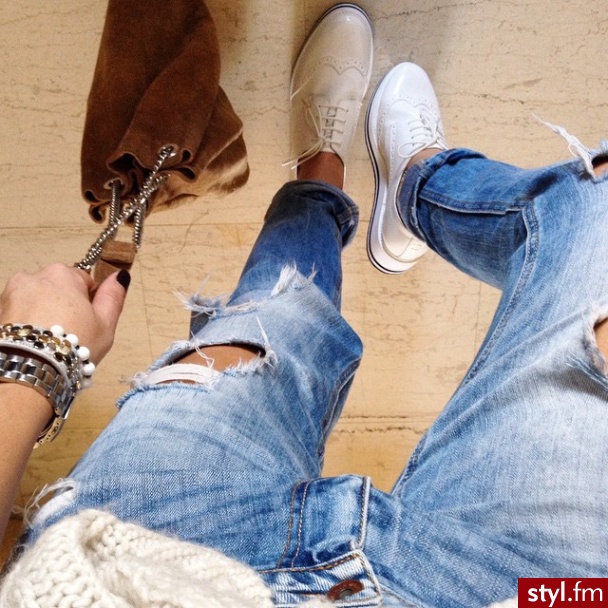Jeansy Spodnie Moda