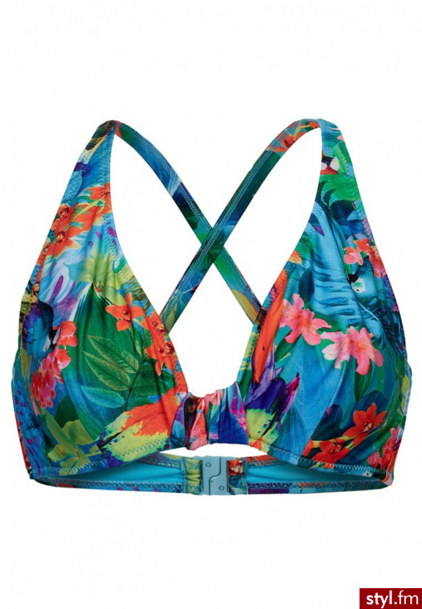 Seafolly Góra od bikini zielony - Na plażę Bielizna Moda