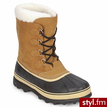 Sorel Buty  Caribou Beż - Kozaki Buty Moda
