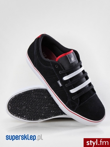 Element BUTY CARNEGIE 2 (BLK/RED) 41 Czarny Skate - Pozostałe Buty Moda
