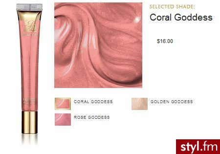 Błyszczyk High Gloss w kolorach Golden Goddess, Coral Goddess i Rose Goddess.. Cena:95 - Makijaże