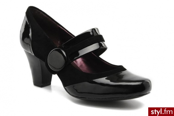 Clarks CZÓŁENKA ALPINE CLOVER BY (CZARNY) (Czarny) - Czółenka Buty Moda