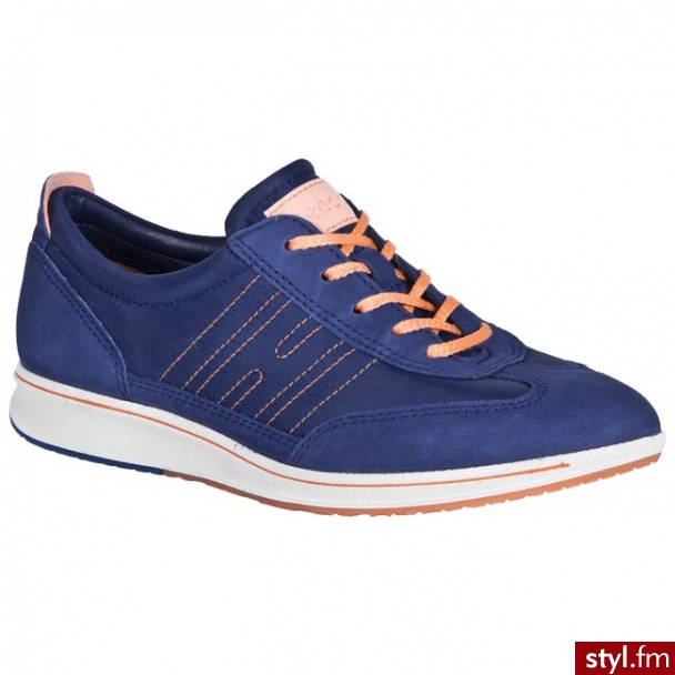ECCO Półbuty Jogga 23602357744 Niebieski - Półbuty Buty Moda