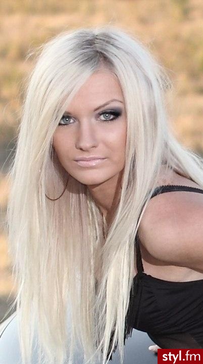 Blond Rozpuszczone Proste Na co dzień Długie Fryzury