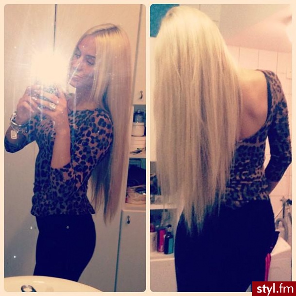 Blond Rozpuszczone Proste Na co dzień Długie Fryzury