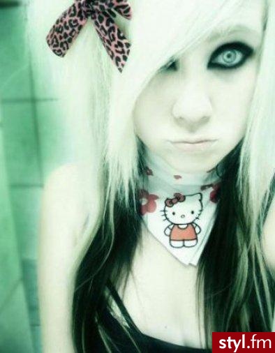 EMO Alternatywne Średnie Fryzury