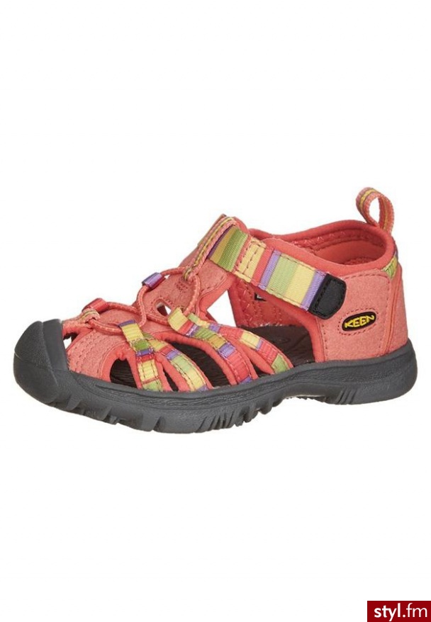 Keen WHISPER Sandały trekkingowe czerwony - Sandały Buty Moda