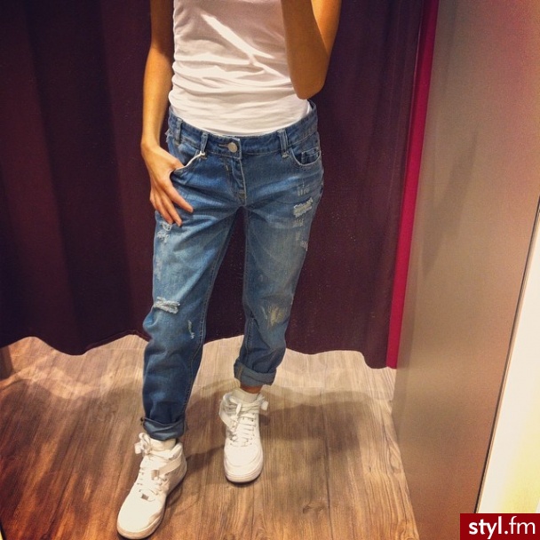 Jeansy Spodnie Moda